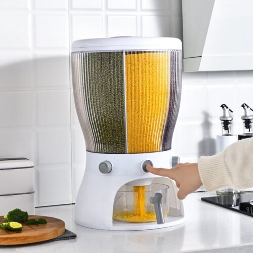 Rotating Insect-Proof Sealed Rice Bucket